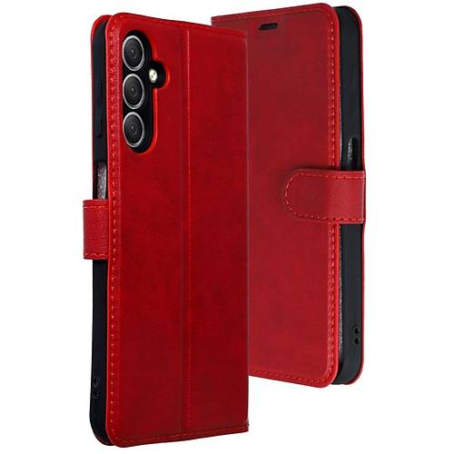 Galaxy A24 4G K�l�f Trend S Plus Kapakl� K�l�f - K�rm�z�