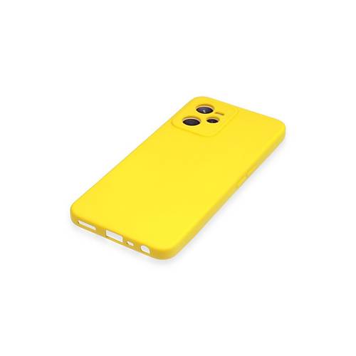 Realme C35 K�l�f Nano i�i Kadife Silikon - Sar�