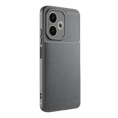A5 Pro 4G K�l�f Auto Focus Karbon Kapak - Gri