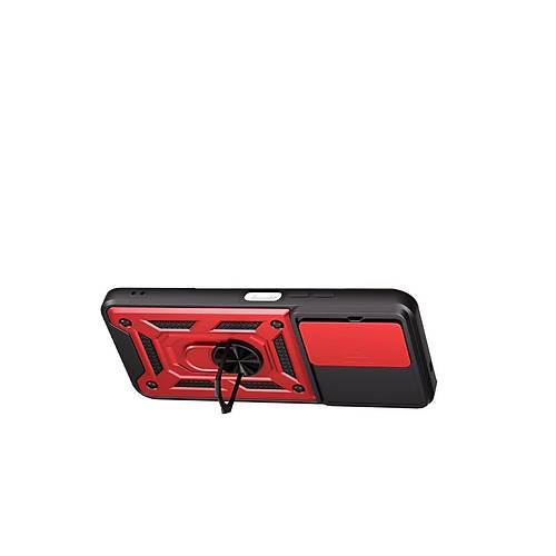 Redmi 15C 4G Pars Lens Y�z�kl� Silikon - K�rm�z�