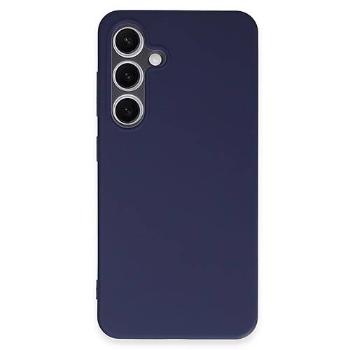 Galaxy S24 K�l�f First Silikon - Lacivert