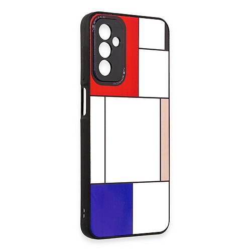 Galaxy M23 K�l�f Mirror Desenli Kapak - Mirror - 9