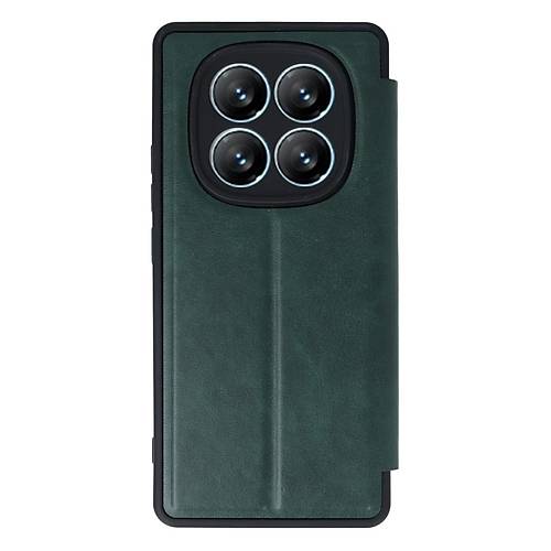 Redmi Note 14 Pro 5G K�l�f Flip Cover - Koyu Ye�il