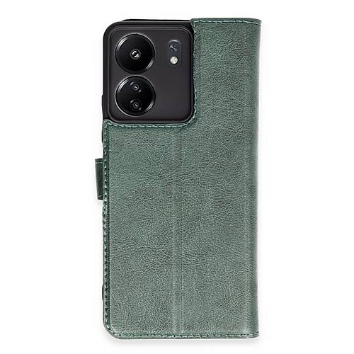 Redmi 13C K�l�f Trend S Plus Kapakl� K�l�f - Ye�il