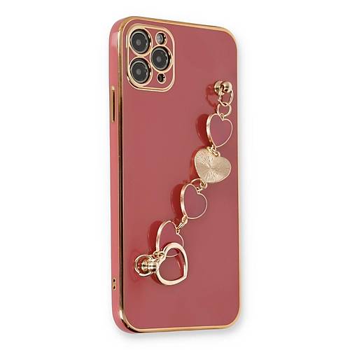 iPhone 11 Pro Max K�l�f Esila Silikon - K�rm�z�