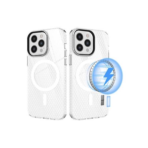 iPhone 12 Pro Max K�l�f Beta Magneticsafe Silikon - �effaf
