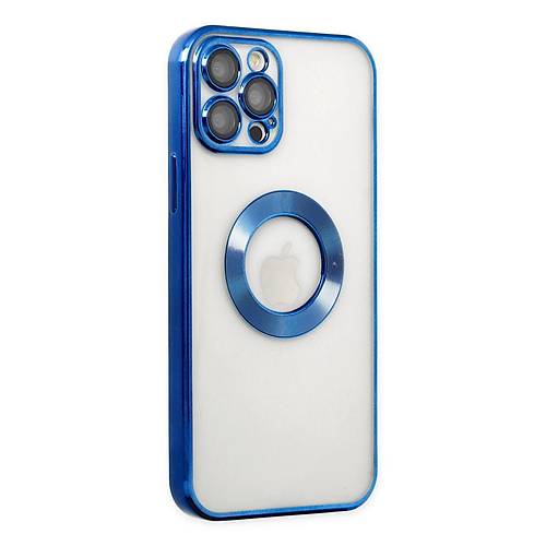 iPhone 12 Pro K�l�f Slot Silikon - Mavi