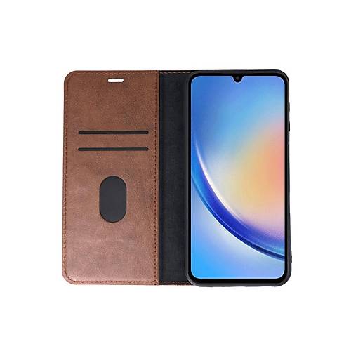 Galaxy A24 4G K�l�f Trend S Plus Kapakl� K�l�f - Taba