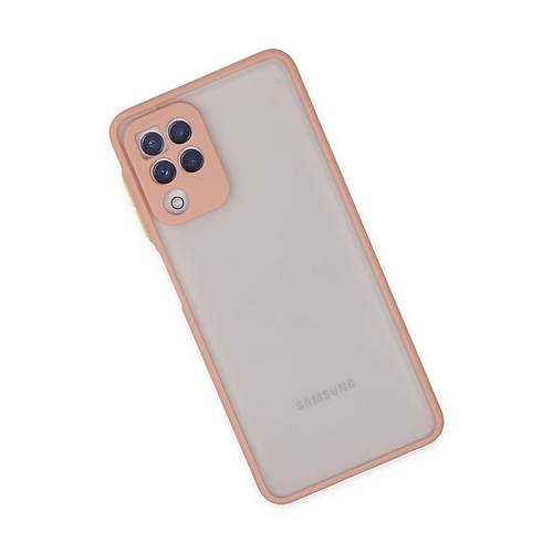 Galaxy A22 K�l�f Montreal Silikon Kapak - Pembe