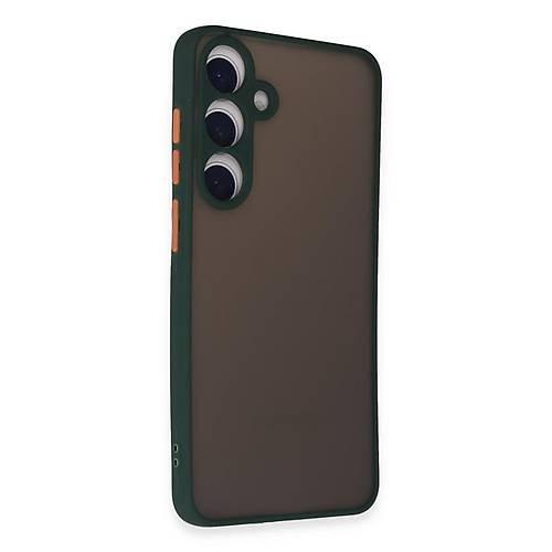 Galaxy S24 K�l�f Montreal Silikon Kapak - Ye�il