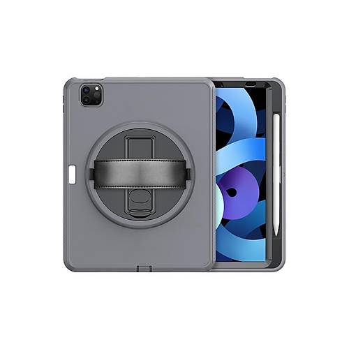 iPad Pro 11 (2018) K�l�f Hand Strap Tablet K�l�f� - Gri