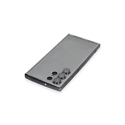 Galaxy S22 Ultra K�l�f Razer Lensli Silikon - Siyah