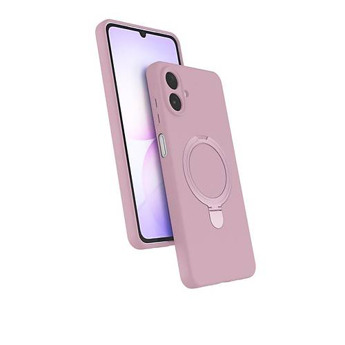 Galaxy A07 4G Regal Magsafe Standl� Kapak - A��k Pembe