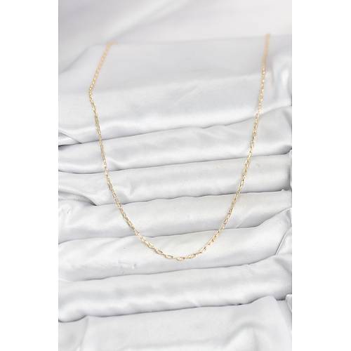 CM 14K Gold Renk Ata� Zincir Model 60 cm Kad�n Kolye