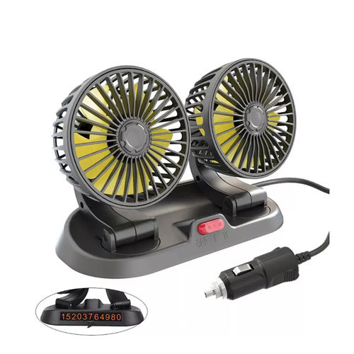 Ara� ��i Torpido �st� �ift Fanl� Oto Vantilat�r 360� D�nerli Numarat�rl� 12-24 V