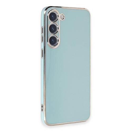 Galaxy S23 K�l�f Volet Silikon - A��k Ye�il