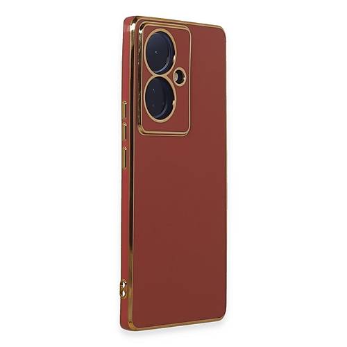 V29 Lite K�l�f Volet Silikon - K�rm�z�