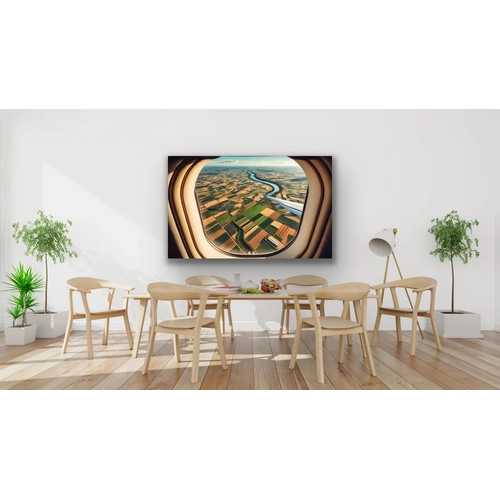 U�ak Penceresi Manzara Kanvas Tablo 100x160cm
