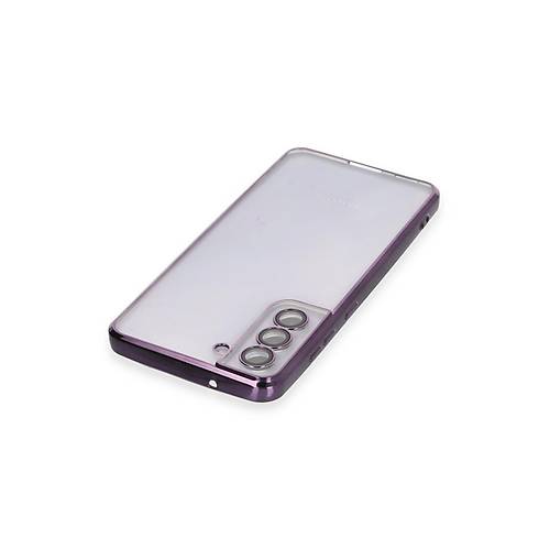 Galaxy S21 FE K�l�f Razer Lensli Silikon - Mor