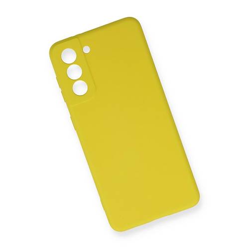 Galaxy S21 FE K�l�f Nano i�i Kadife Silikon - Sar�
