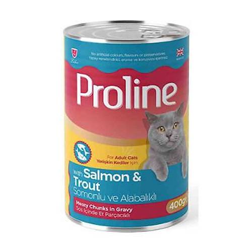 Somonlu ve Alabal�kl� Sos ��inde Gravy Yeti�kin Kedi Konservesi 6 Adet 400 Gr