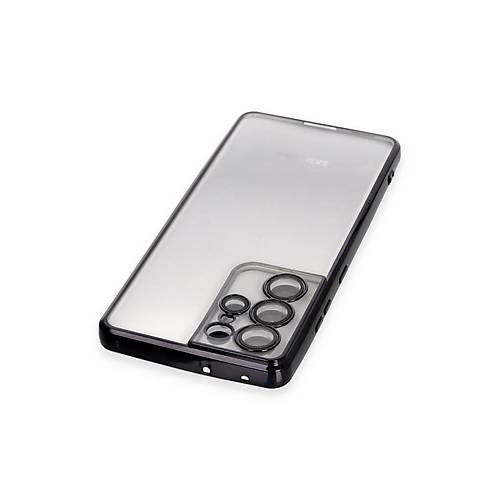 Galaxy S21 Ultra K�l�f Razer Lensli Silikon - Siyah