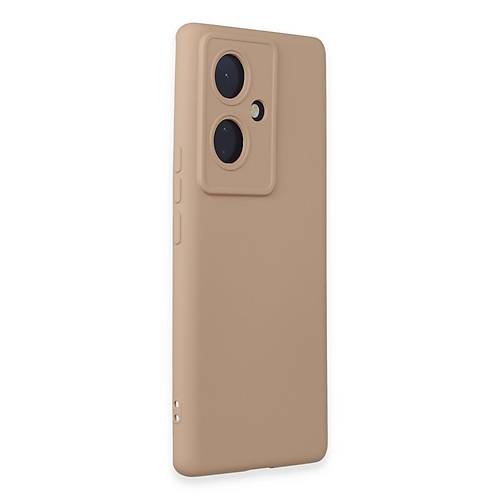 V29 Lite K�l�f Nano i�i Kadife Silikon - Pudra