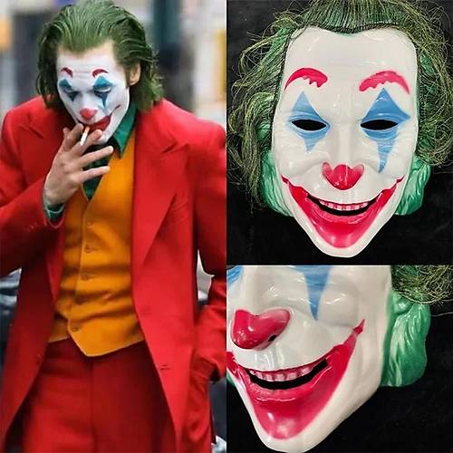 Joaquin Phoenix Joker Maskesi Ye�il Sa�l�