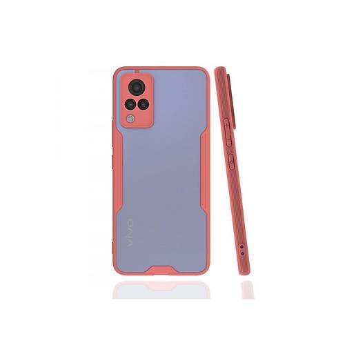 V21 K�l�f Platin Silikon - Pembe