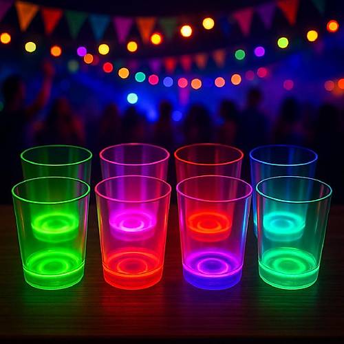 PartyGlow Neon Sar� Bardak 8.5 x 10.5 cm