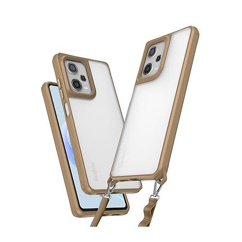 Redmi Note 12 Pro 5G K�l�f Penta Silikon K�l�f - ��l Titanyum