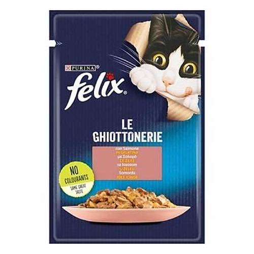 Pouch Somonlu Yeti�kin Kedi Konservesi 12 Adet 85 Gr