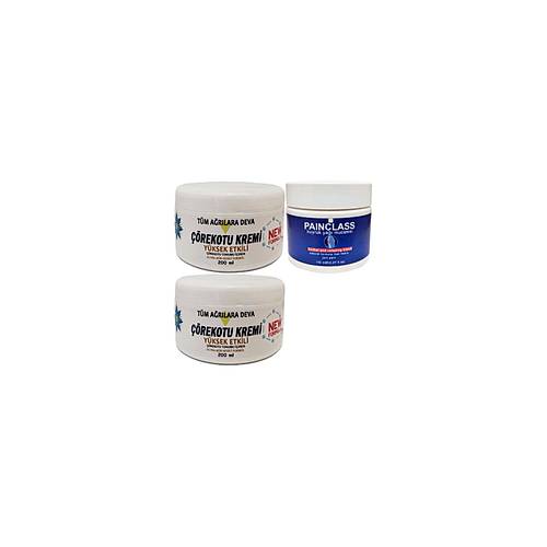 ��rek Otu Kremi XL Boy  2x200 ml+150 ml PainClass Kuyruk Ya�� Kremi