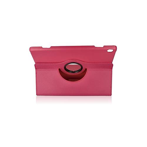 M10 X505F K�l�f 360 Tablet Deri K�l�f - Pembe