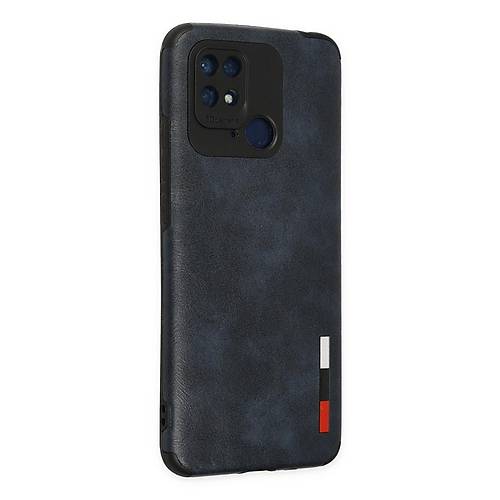 Redmi 10C K�l�f Loop Deri Silikon - Lacivert