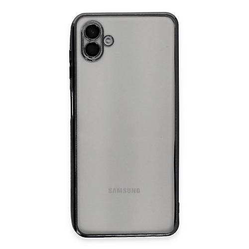 Galaxy A04 K�l�f Razer Lensli Silikon - Siyah
