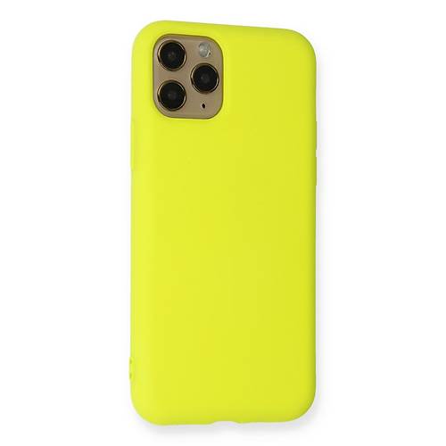 iPhone 11 Pro K�l�f Nano i�i Kadife Silikon - Sar�