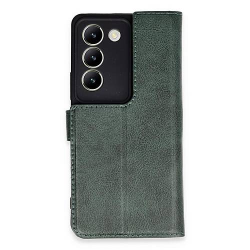 V30 Lite 4G K�l�f Trend S Plus Kapakl� K�l�f - Ye�il