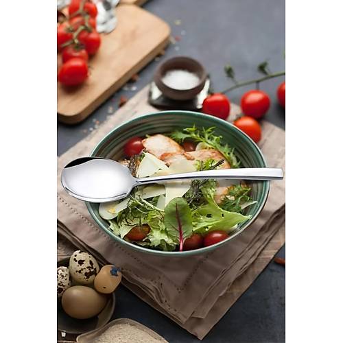 Paslanmaz �elik Mini Servis Ka���� 20 cm Salata Tatl� Yemek Servis Ka����
