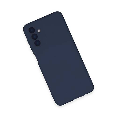 Galaxy A24 4G K�l�f Nano i�i Kadife Silikon - Lacivert