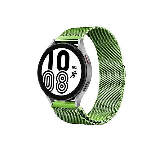 Watch 22mm Metal M�knat�sl� Kordon - Ye�il
