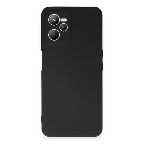 Realme C35 K�l�f First Silikon - Siyah