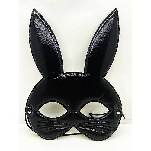 Siyah Renk Kuma� Malzemeden �mal Eva Tav�an Maskesi 19x15 cm
