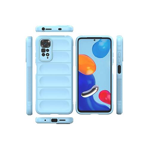 Redmi Note 11 K�l�f Optimum Silikon - Sky Blue