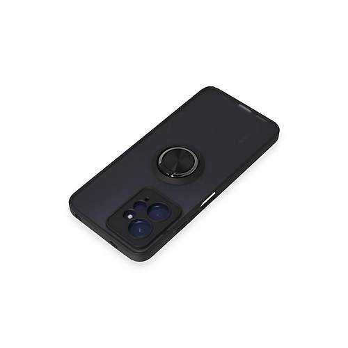 Redmi Note 12 4G K�l�f Montreal Y�z�kl� Silikon Kapak - Siyah