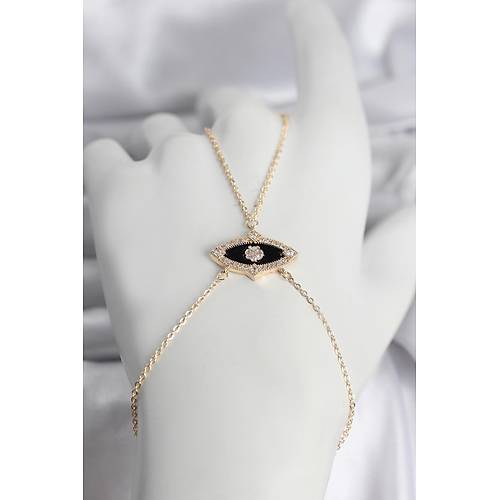 Pirin� G�z Model Gold Renk Zirkon Ta�l� Kad�n �ahmeran