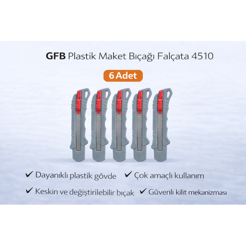 GFB Plastik Maket B��a�� Fal�ata 4510 Profesyonel Maket B��a�� 6 Adet