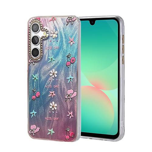 Galaxy A26 K�l�f Blade Aynal� Desenli Kapak - Desen 4