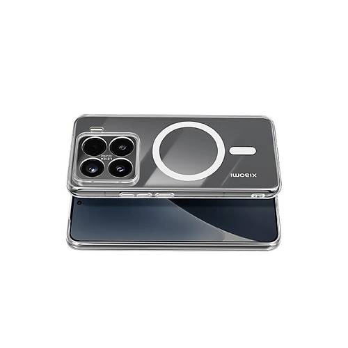 Mi 15 Combo Sert �effaf Magsafe Kapak - �effaf