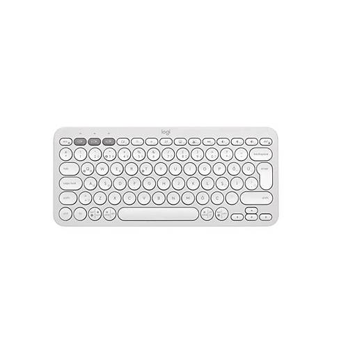 LOGITECH K380S PEBBLE KEYS 2 �OKLU C�HAZ �ZELL�KL� BLUETOOTH T�RK�E Q KLAVYE BEYAZ�920-011860